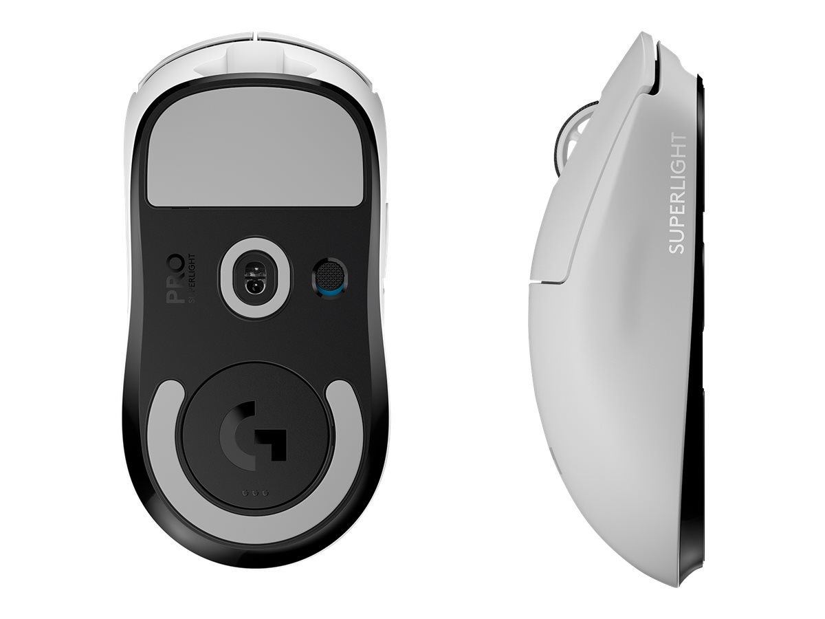 Logitech PRO X SUPERLIGHT Wireless Gaming Mouse - Maus - 2.4 GHz - weiß