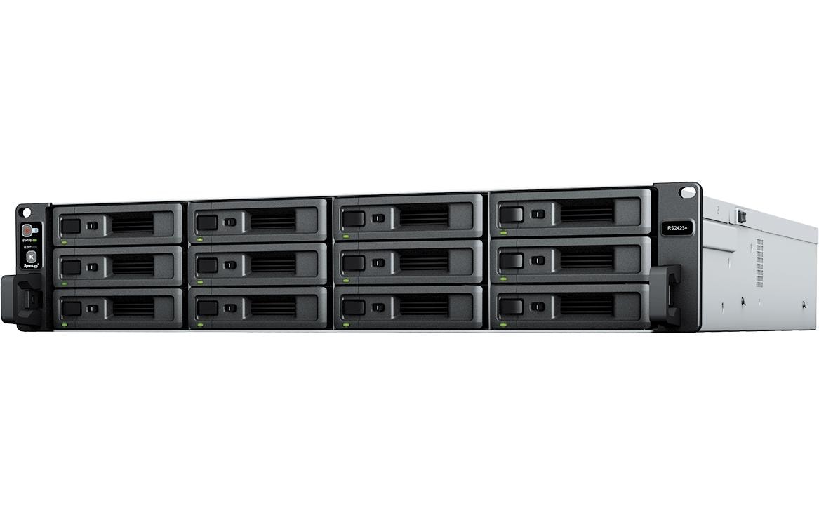 Synology RackStation RS2423+ NAS & Speicherserver Rack (2U) Eingebauter Ethernet-Anschluss Schwarz - Grau V1780B (RS2423+)