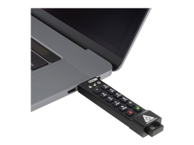 Apricorn Aegis Secure Key 3NXC - USB-Flash-Laufwerk - 64 GB - TAA-konform