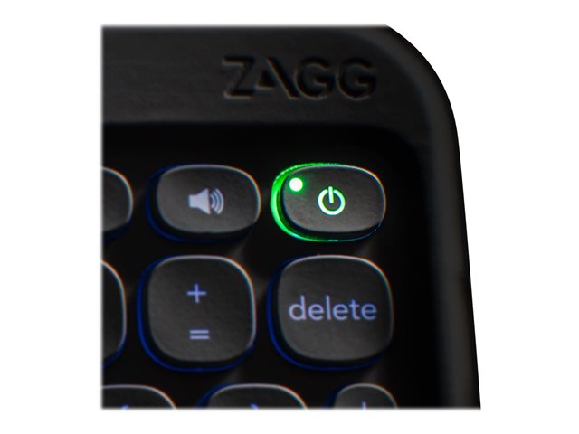 ZAGG Pro Keys - Tastatur und Foliohülle - mit Trackpad - QWERTZ - Deutsch - Schwarz/Grau Eingabegerät