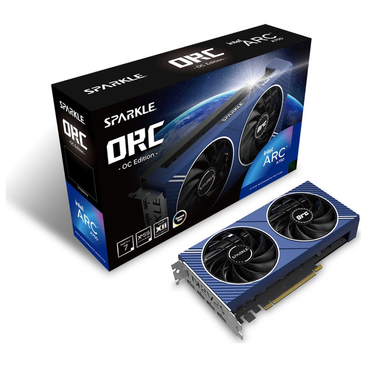 SPARKLE Intel Arc A750 ORC OC 6GB GDDR6 Grafikkarte 1x HDMI 3x DP