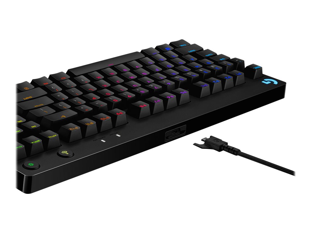 Logitech G Pro Mechanical Gaming Keyboard - Tastatur - US International - Schwarz Eingabegerät