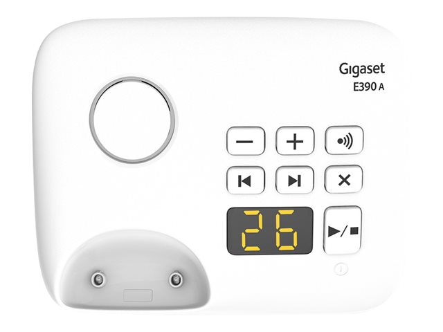 Gigaset E390A - Schnurlostelefon - Anrufbeantworter mit Rufnummernanzeige