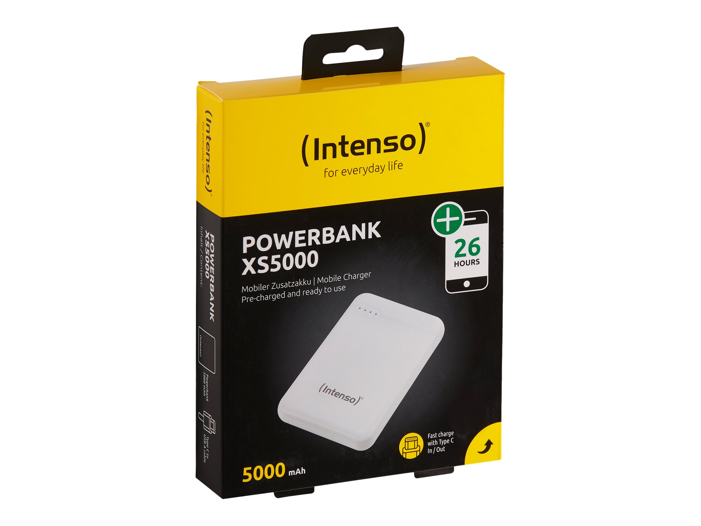 Intenso Powerbank XS5000 Powerbank - Li-Pol - USB
24 pin USB-C