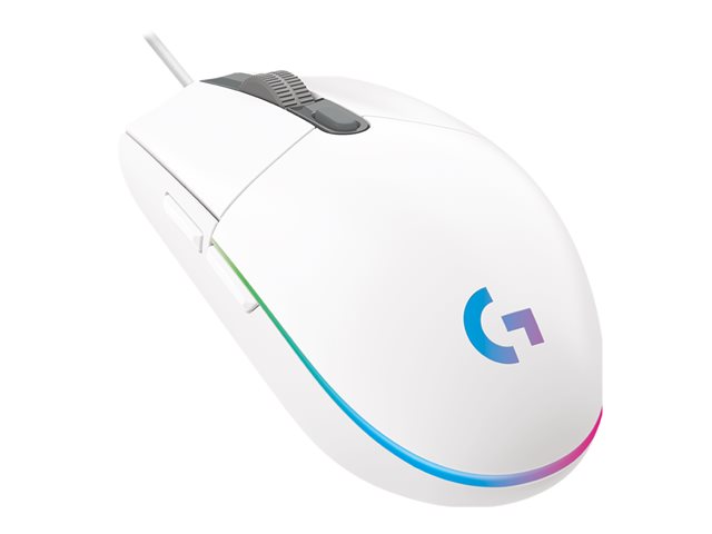 Logitech Gaming Mouse G102 LIGHTSYNC - Maus - USB - weiß