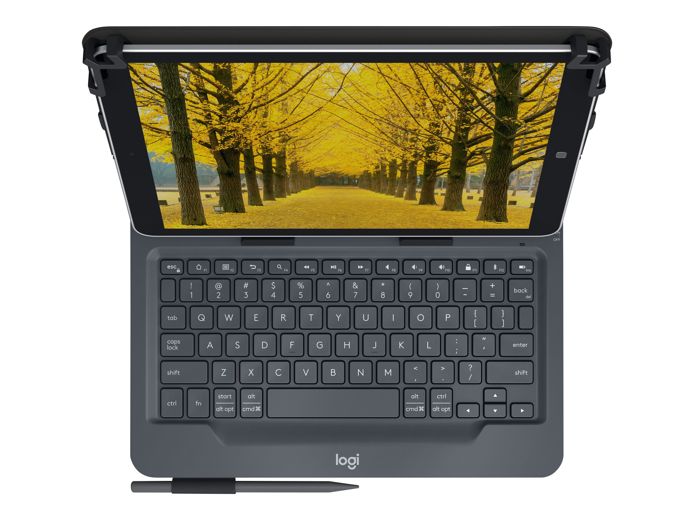 Logitech Universal - Tastatur und Foliohülle - QWERTZ - Deutsch Eingabegerät