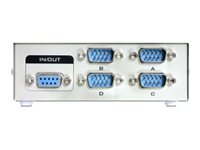Delock Serial Switch RS-232 4-port manual - Switch - 4 Anschlüsse