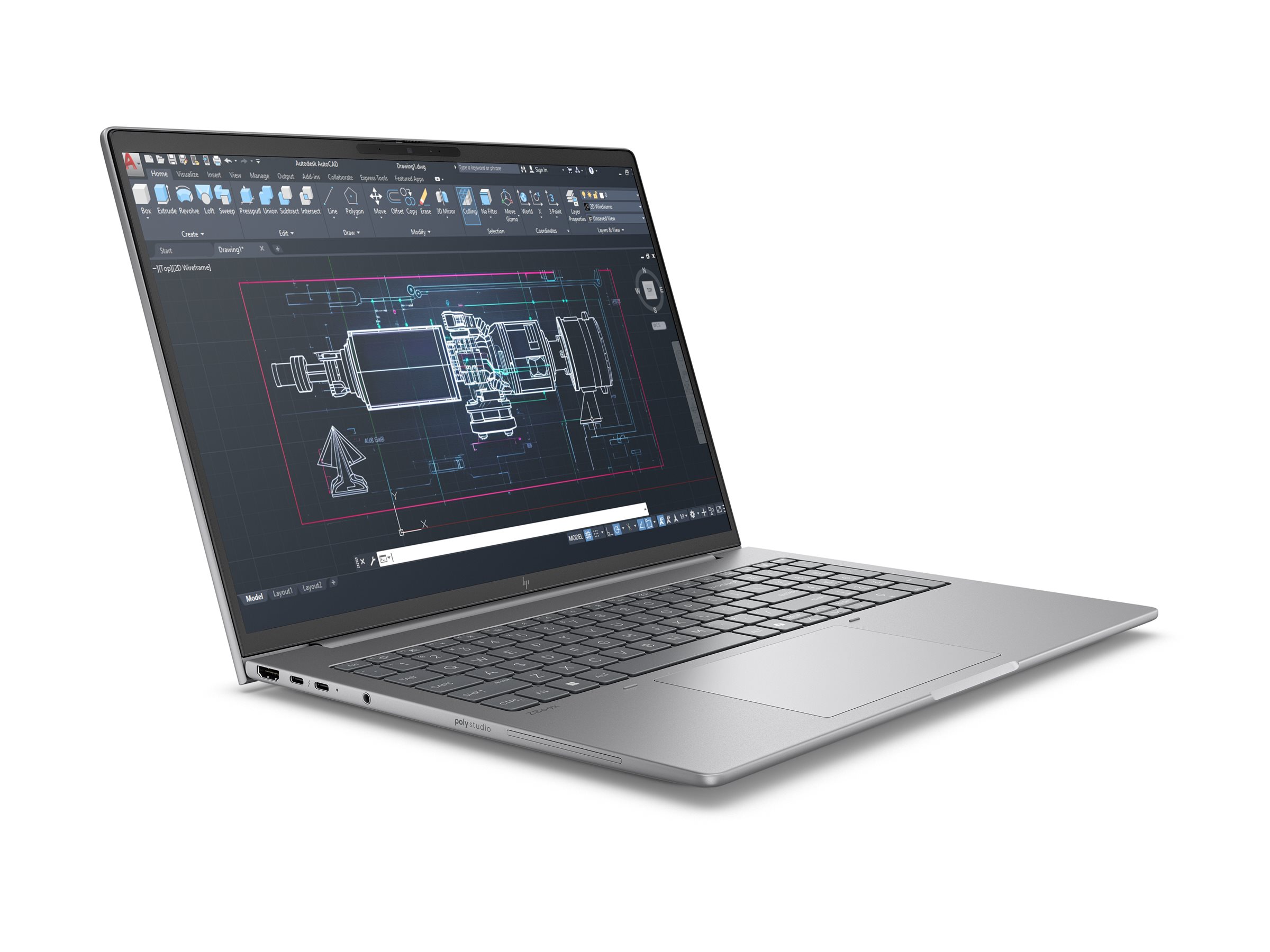 HP ZBook 8 G1i Mobile Workstation - 40.6 cm (16") - Core Ultra 7 255H - 32 GB RAM - 1 TB SSD - Deutsch