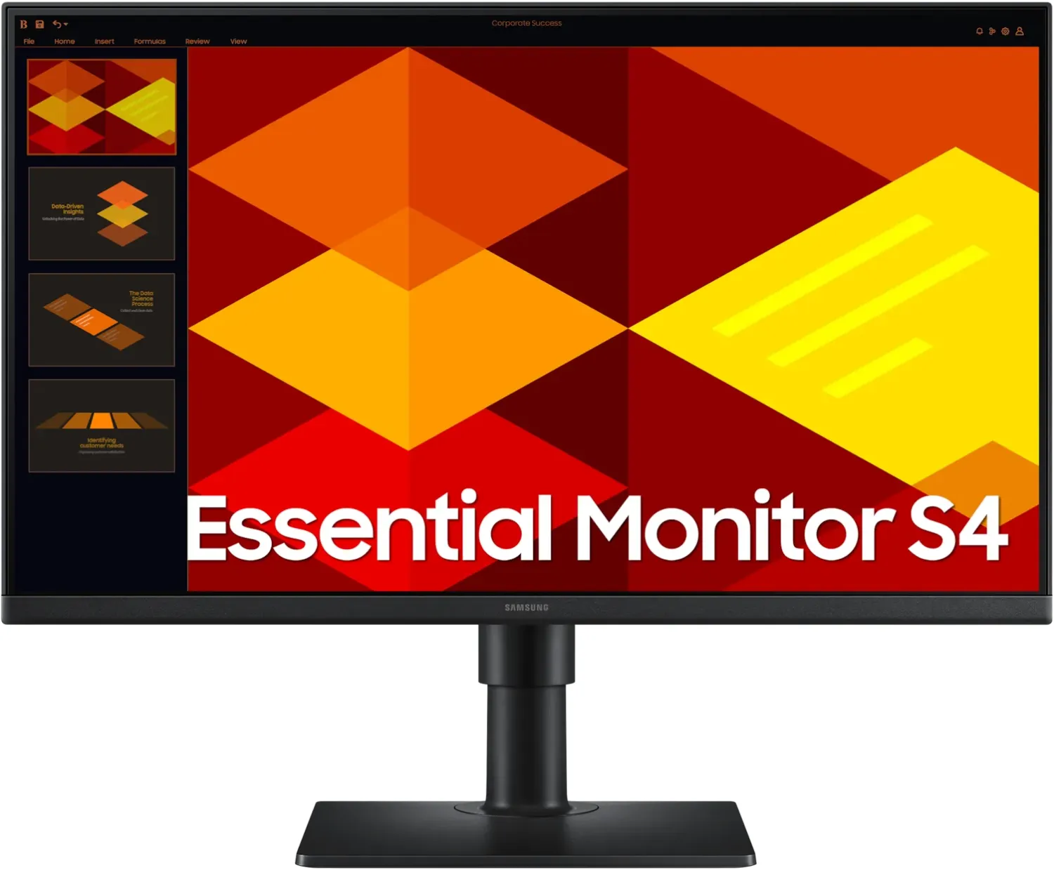 Samsung S27D406GAU - S40GD Series - LED-Monitor - 68.6 cm (27") - 1920 x 1080 Full HD (1080p) @ 100 Hz - IPS - 250 cd/m² - 1000:1 - 5 ms - 2xHDMI, DisplayPort - Lautsprecher - Schwarz