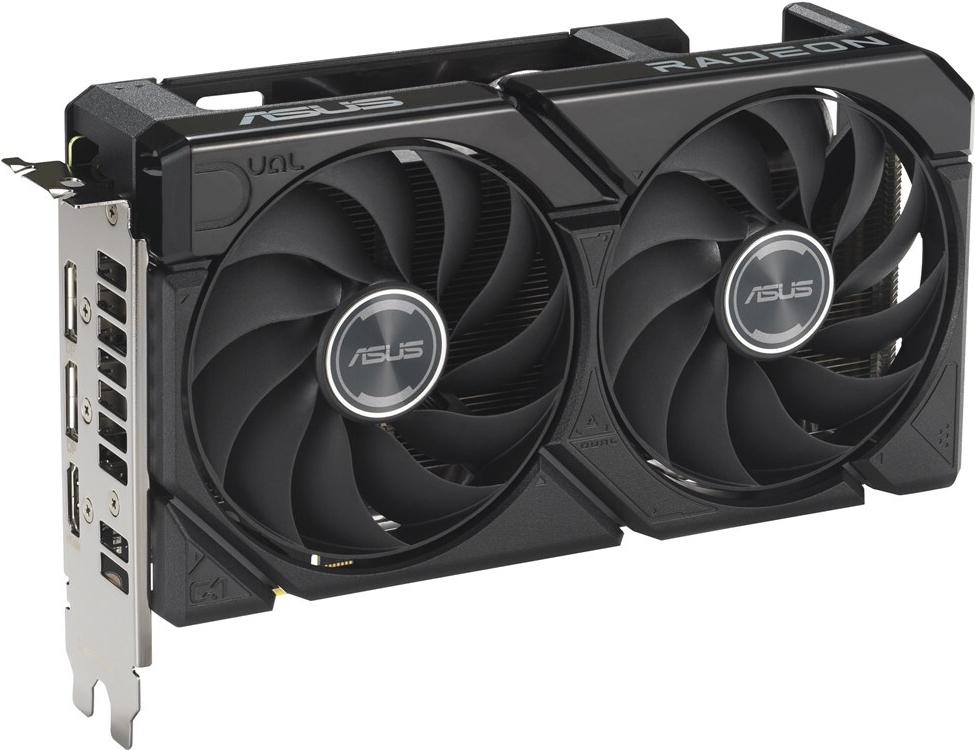 ASUS Dual Radeon RX 9060 XT 8GB Grafikkarte - 8GB GDDR6, HDMI, 3x DP