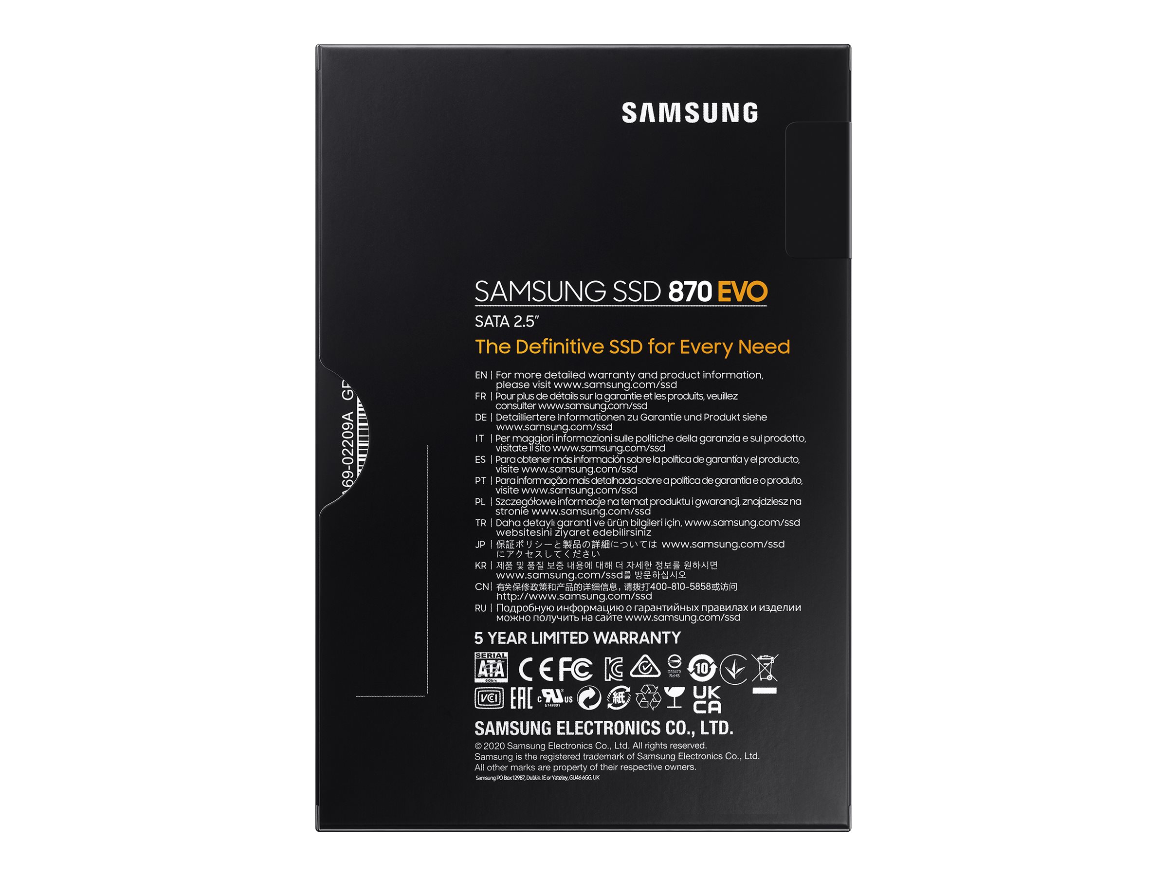 Samsung 870 EVO MZ-77E500B - SSD - 500 GB - SATA 6Gb/s