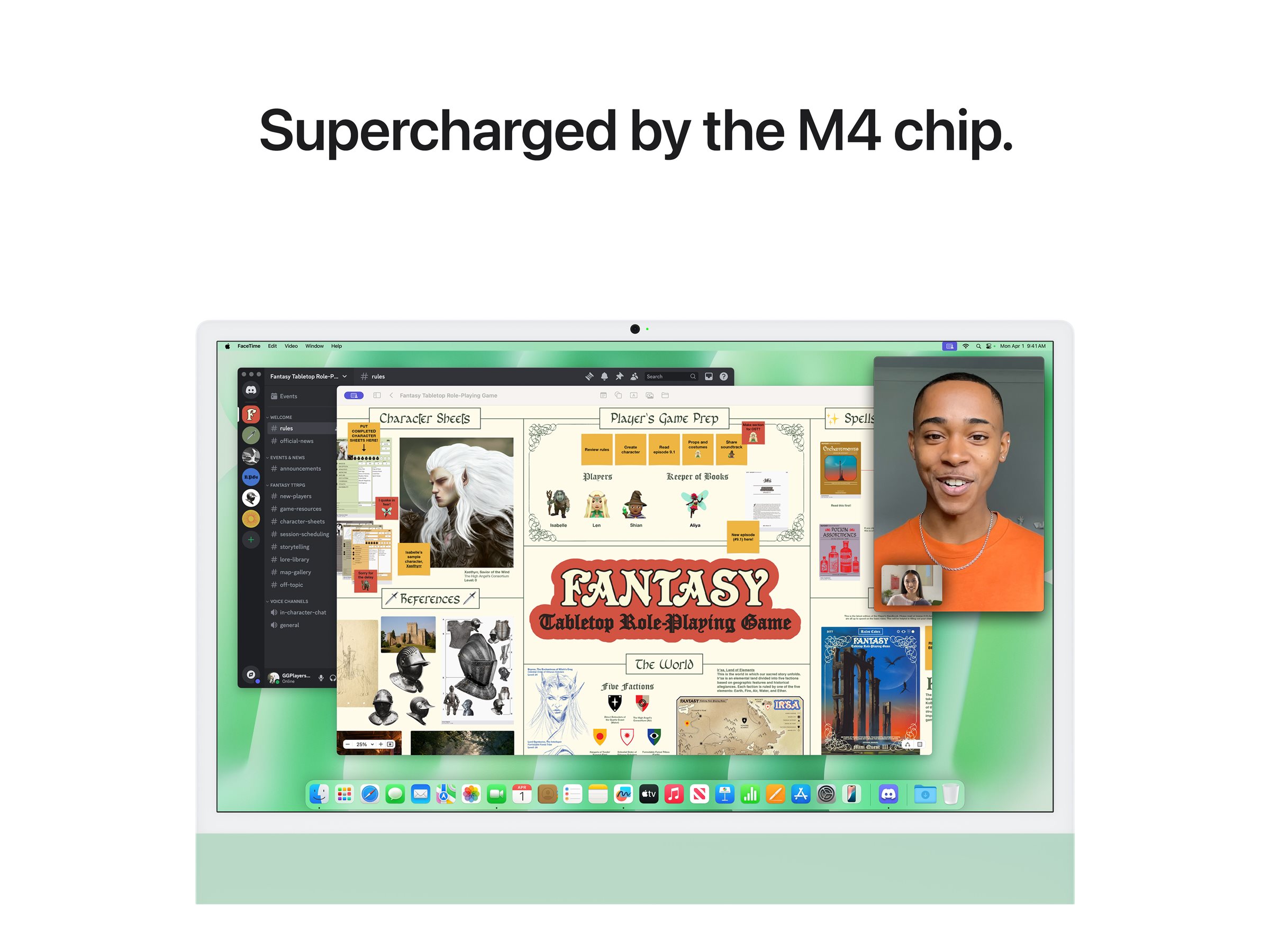 Apple iMac with 4.5K Retina display - All-in-One (Komplettlösung) - M4 - 16 GB - SSD 256 GB - LED 61 cm (24") - Deutsch