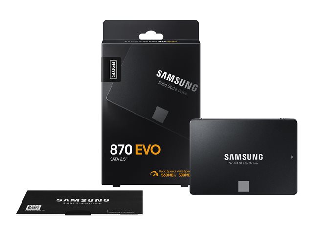 Samsung 870 EVO MZ-77E500B - SSD - 500 GB - SATA 6Gb/s