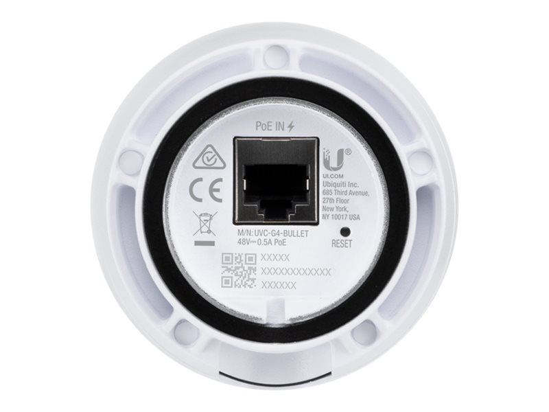 Ubiquiti UniFi UVC-G4-BULLET - Netzwerk-Überwachungskamera - Außenbereich, Innenbereich - wetterfest - Farbe (Tag&Nacht) - 4 MP - 1440p - Audio - GbE - H.264 - PoE