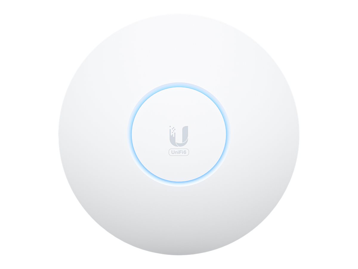 Ubiquiti UniFi U6 - Accesspoint - Wi-Fi 6E - 2.4 GHz, 5 GHz, 6 GHz - Wand- / Deckenmontage