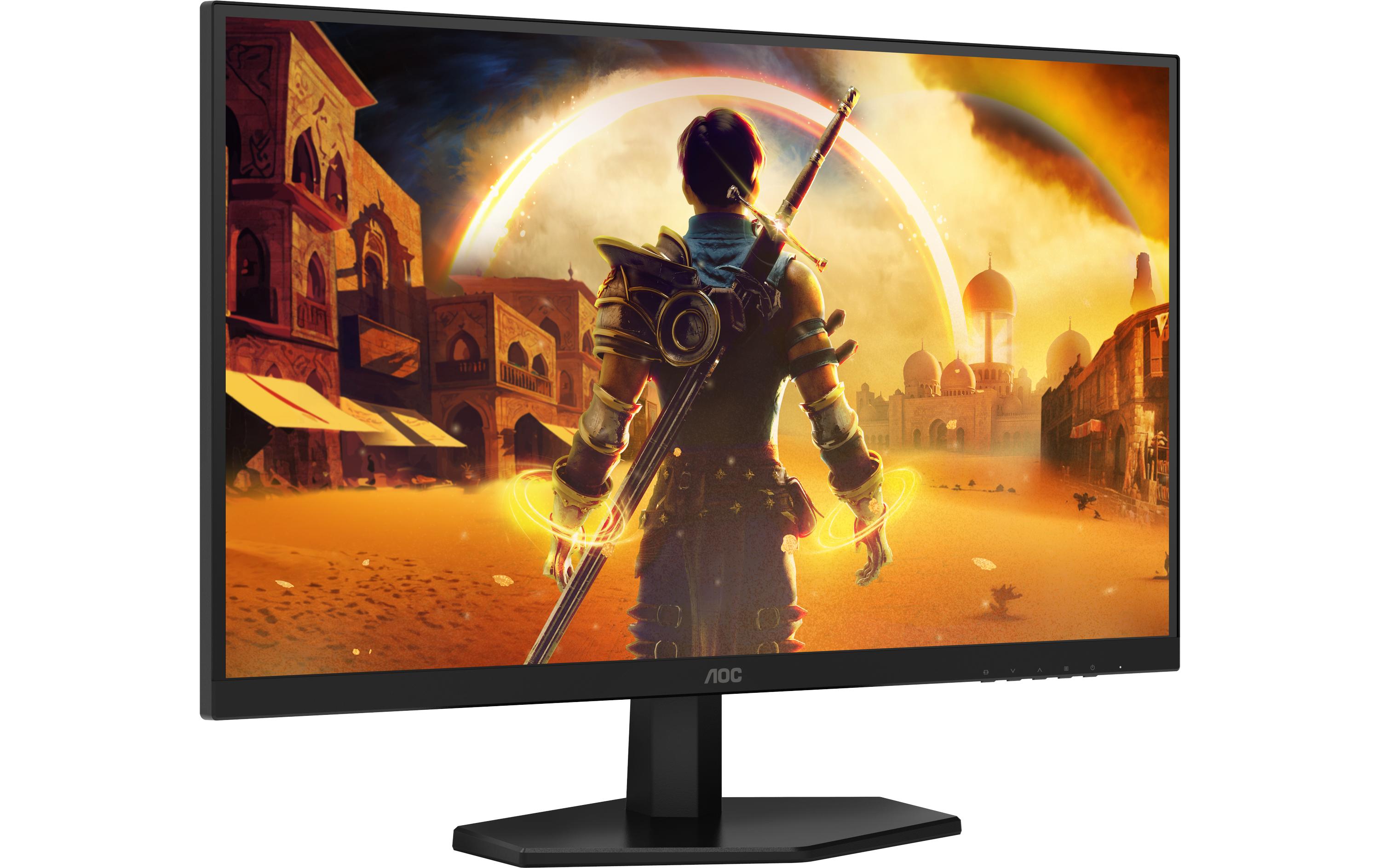 AOC Gaming Q27G42XE - LED-Monitor - Gaming - 68.6 cm (27") - 2560 x 1440 QHD @ 180 Hz - Fast IPS - 300 cd/m² - 1000:1 - HDR10 - 0.5 ms - 2xHDMI, DisplayPort - Lautsprecher - Schwarz, Rot