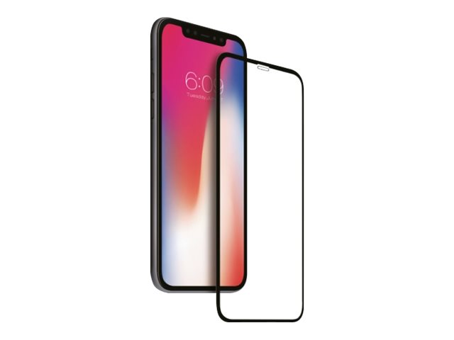 Nevox NEVOGLASS 3D - Bildschirmschutz für Handy - 2.5D - Glas - Rahmenfarbe schwarz - für Apple iPhone 7, 8, SE (2. Generation)