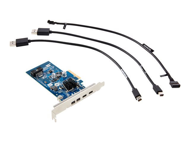 HP - Thunderbolt-Adapter - PCIe x4 Low-Profile - Thunderbolt 4 x 2 - für Workstation Z4 G5, Z6 G5, Z8 Fury G5, Z8 G5