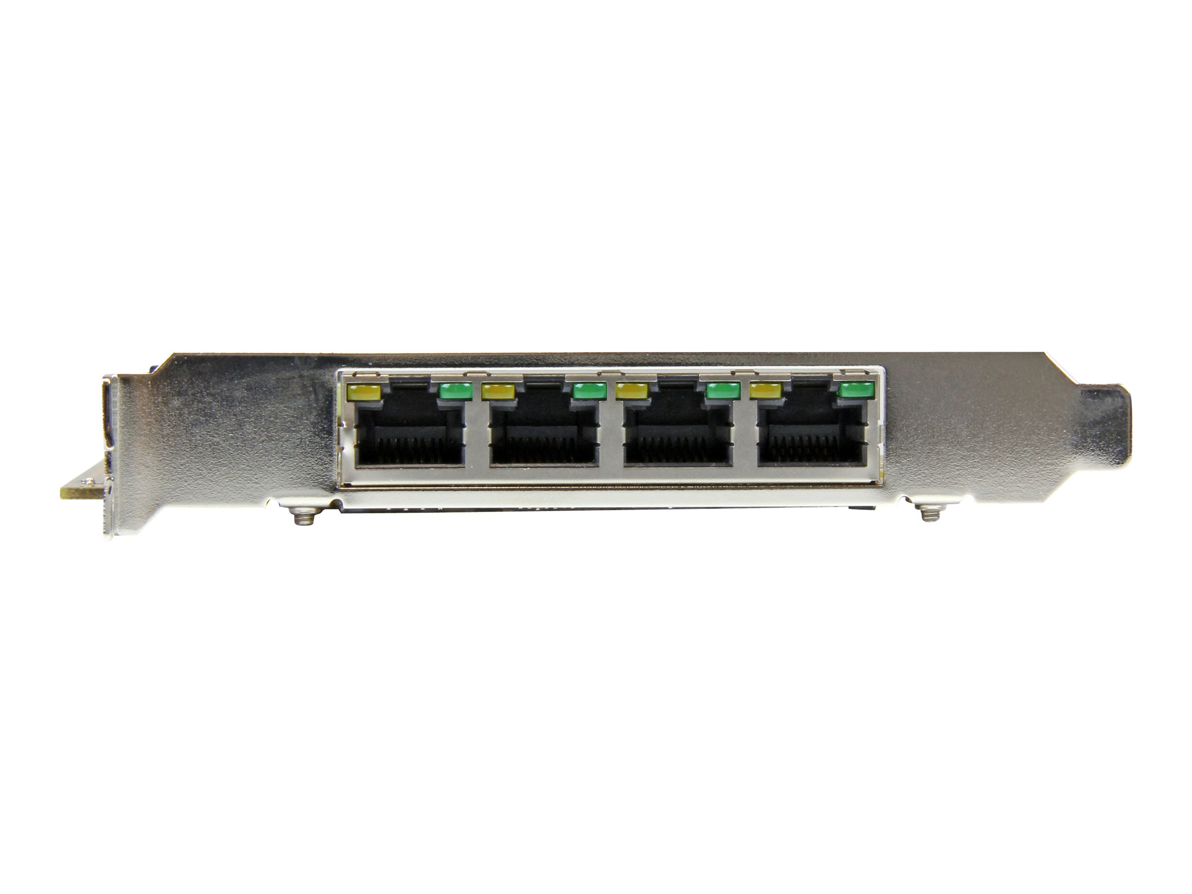 StarTech.com 4 Port Gigabit Power over Ethernet PCI Express Netzwerkkarte - PSE / PoE PCIe NIC - 4-fach (Quad) PCI-e Karte - Netzwerkadapter - PCIe x4 - Gigabit Ethernet x 4
