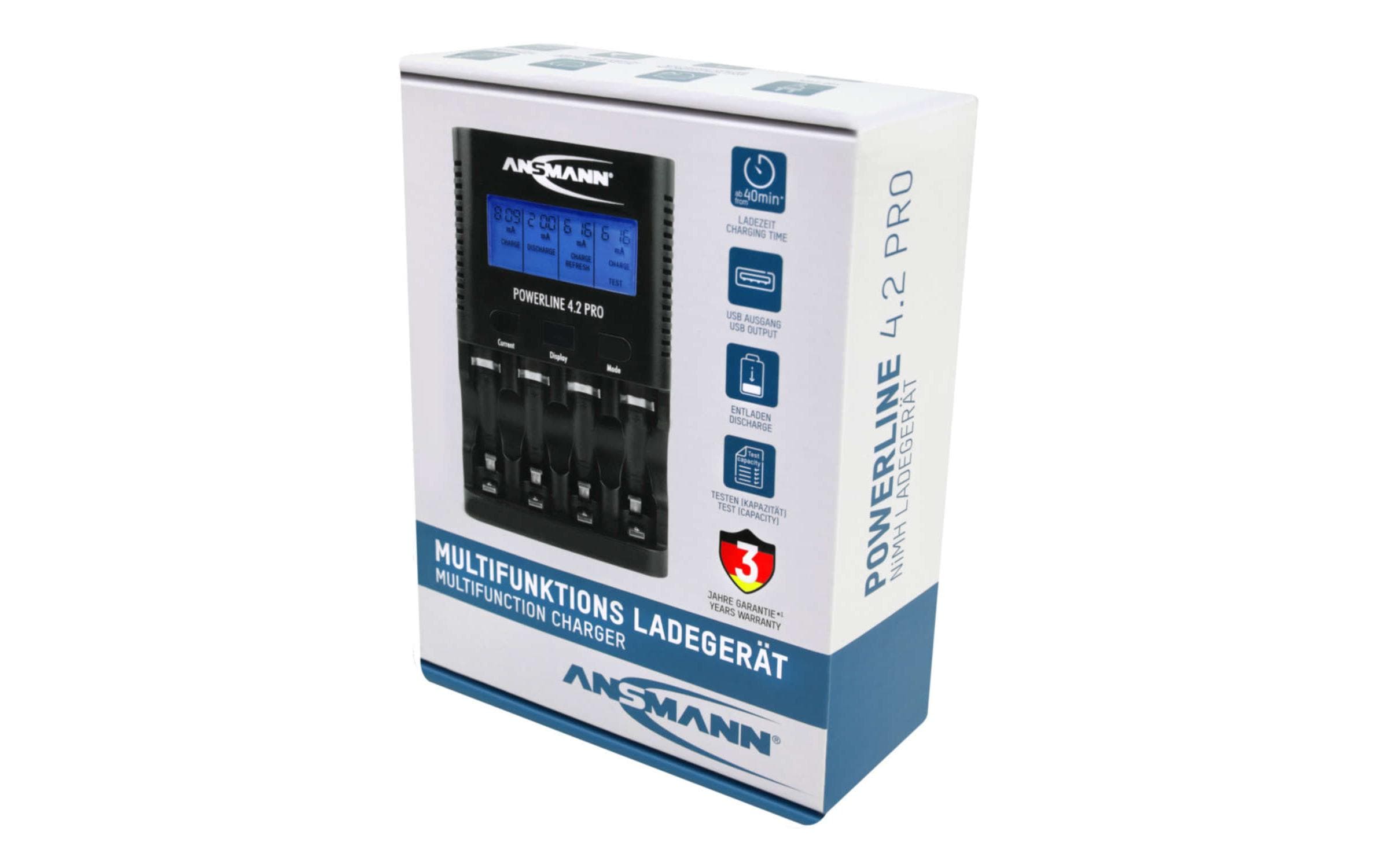 Ansmann Ladegerät Powerline 4.2 Pro