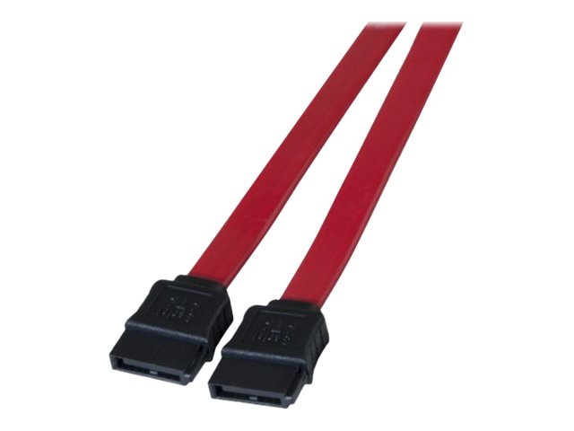 exertis Connect - SATA-Kabel - Serial ATA 150 - SATA zu SATA - 75 cm - Rot