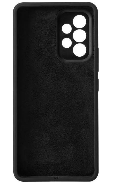 eSTUFF Silicone Case - Handyhülle für Samsung Galaxy A53 5G - Silikon - Schwarz