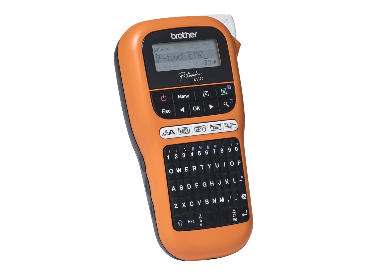 Brother P-Touch PT-E110VP - Beschriftungsgerät - s/w - Thermotransfer