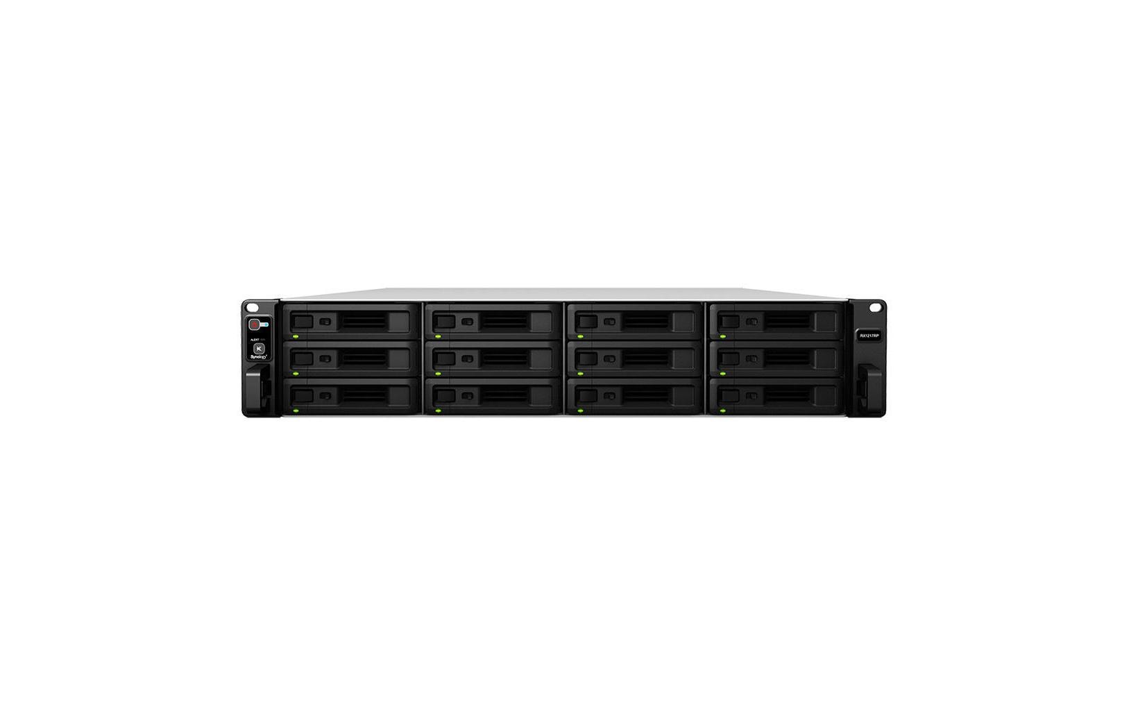 Synology RX1217 - Speichergehäuse - 12 Schächte (SATA-600) - Rack - einbaufähig - 2U (RX1217)