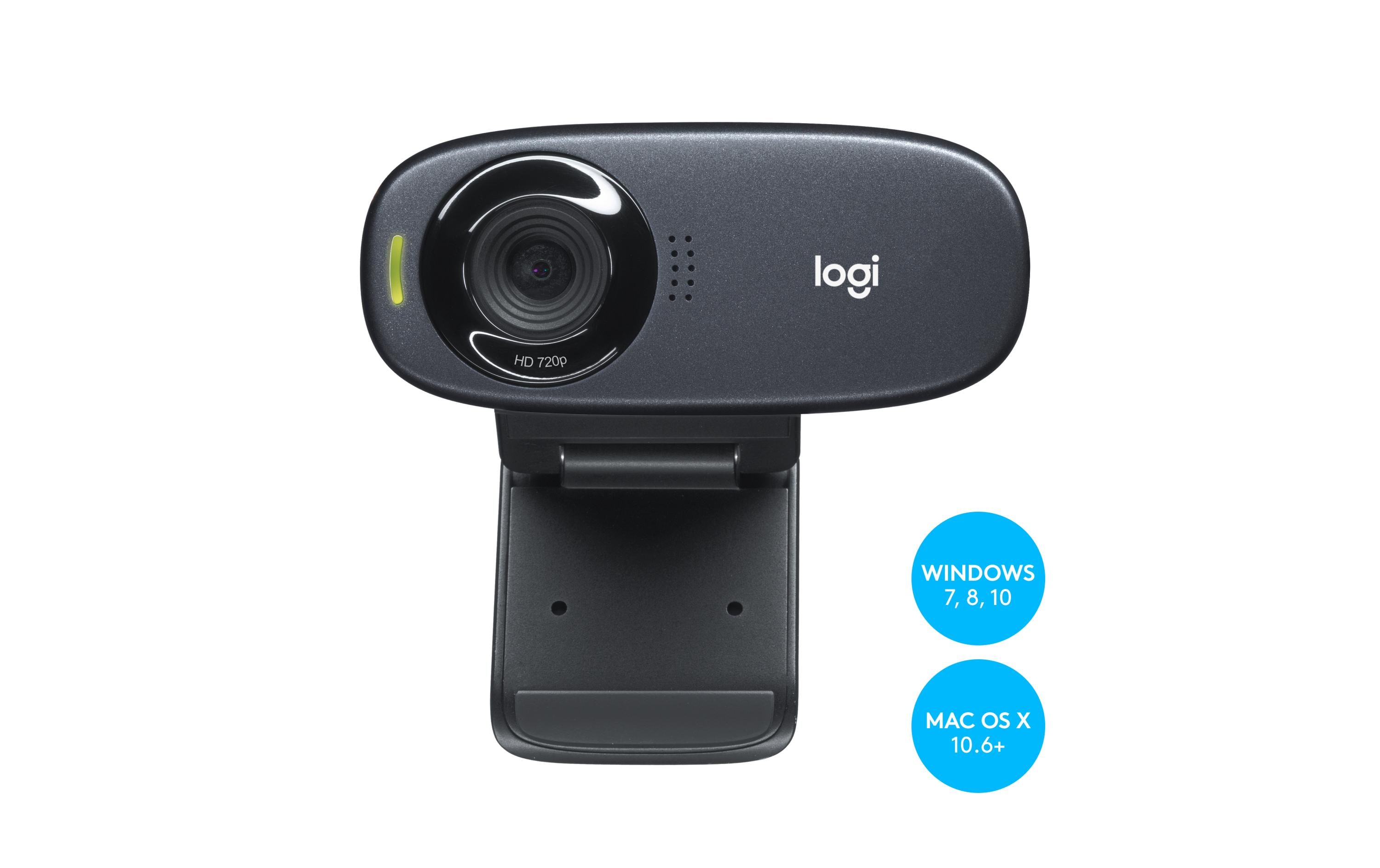 Logitech HD Webcam C310 - Webcam - Schwarz - 1280 x 720 - Audio - USB 2.0