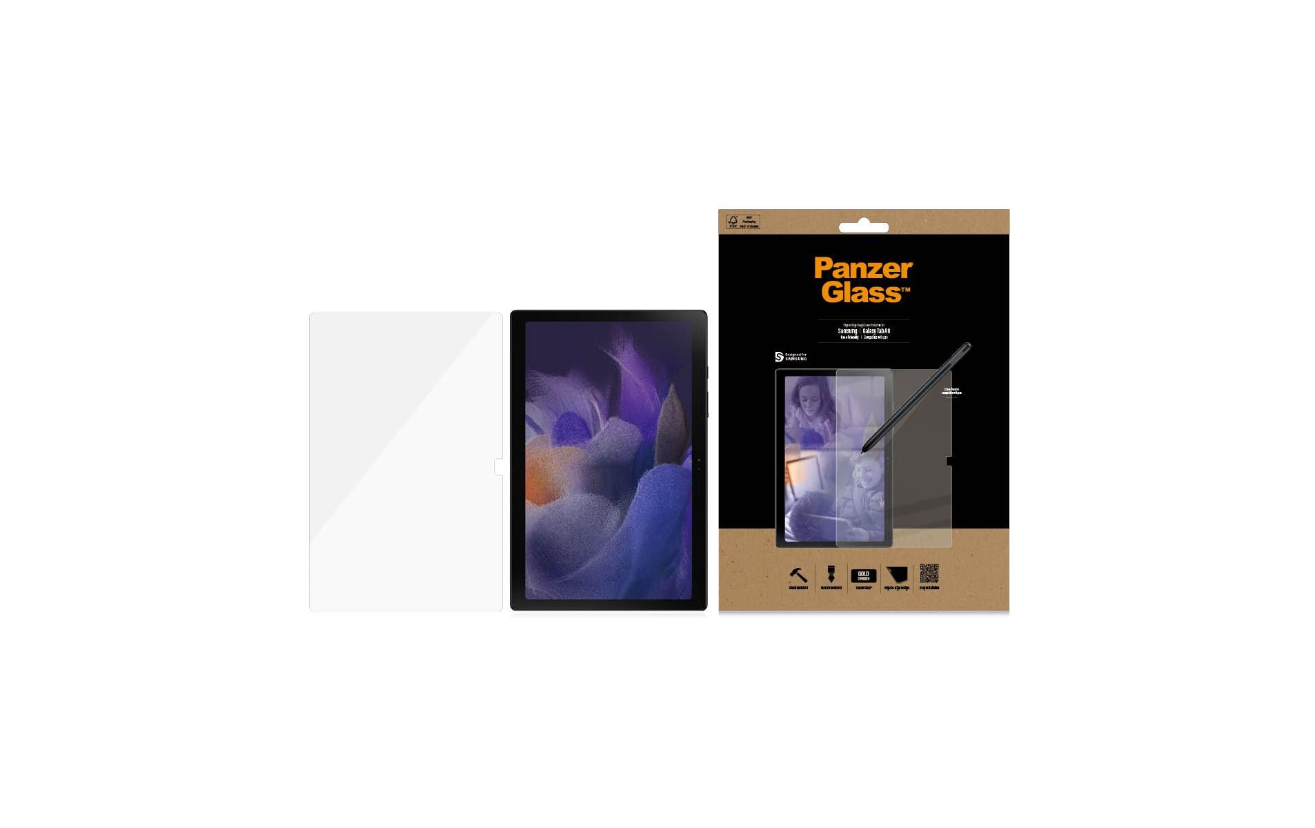 PanzerGlass - Bildschirmschutz für Handy - Glas - für Samsung Galaxy Tab A8