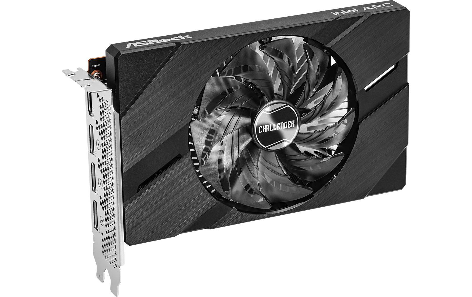 ASRock Challenger ITX Intel Arc A380 6GB - OC Edition - Grafikkarten - Arc A380 - 6 GB GDDR6 - PCIe 4.0 x8 - 3 x DisplayPort, HDMI