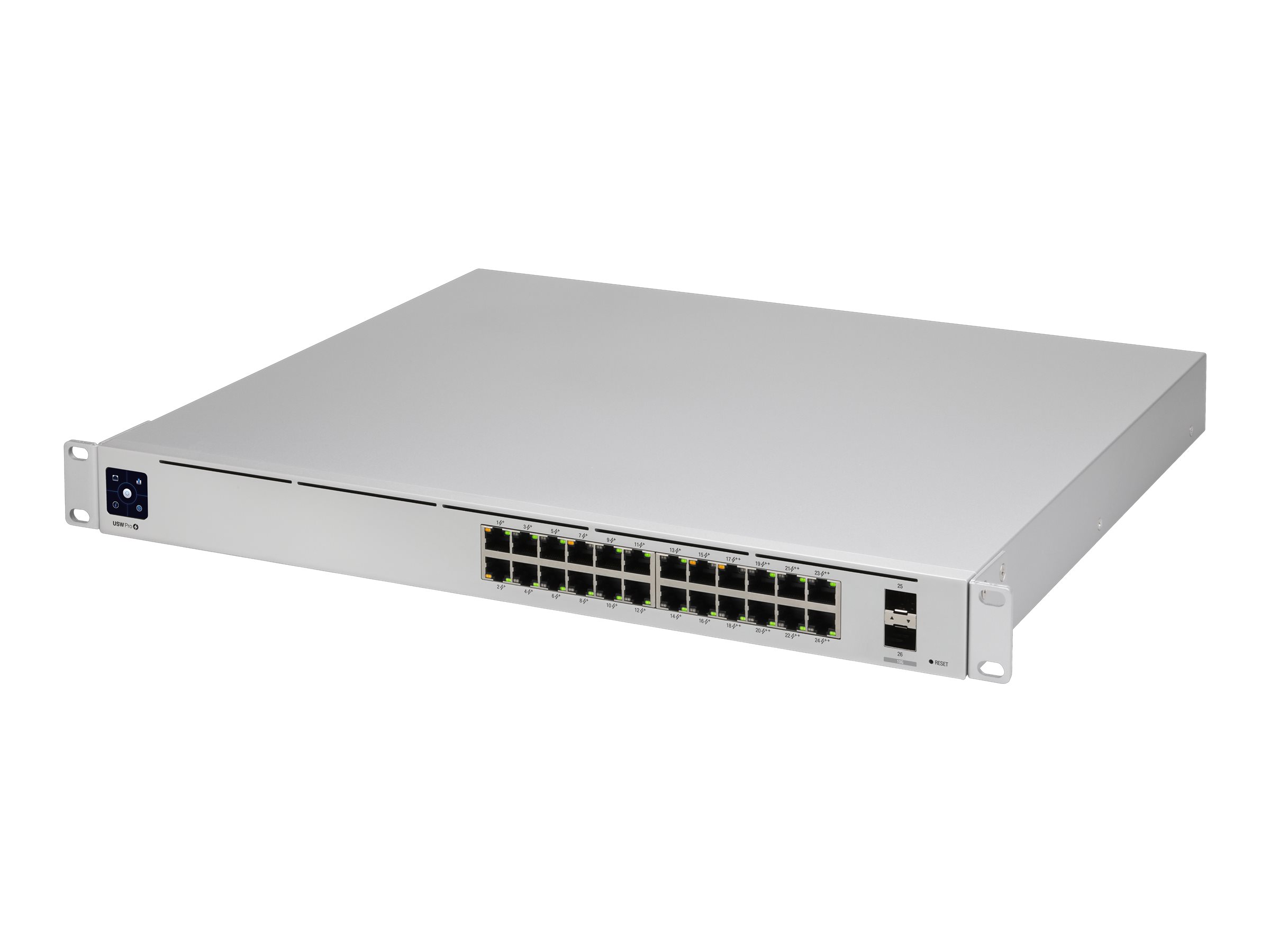 Ubiquiti UniFiSwitch Pro 24 Rackmount Gigabit Managed Switch, 24x RJ-45, 2x SFP+, PoE++, Gen2 (USW-PRO-24-POE)