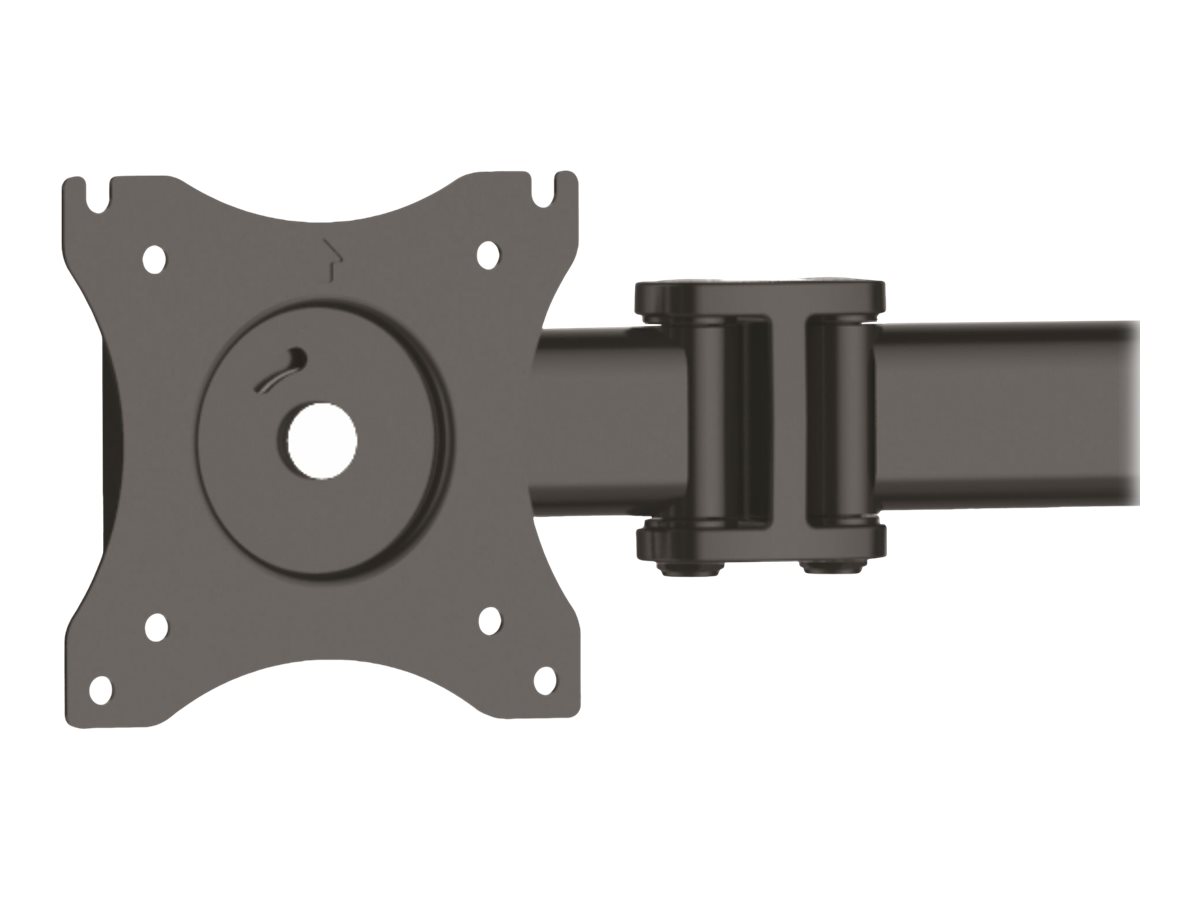 StarTech.com Vierfach-Monitorhalter - Schwenkbar - Verstellbarer 4 Monitorständer - Für VESA Monitore bis zu 27 Zoll (8 Kg) Aufstellung - für 4 Monitore - Schwarz