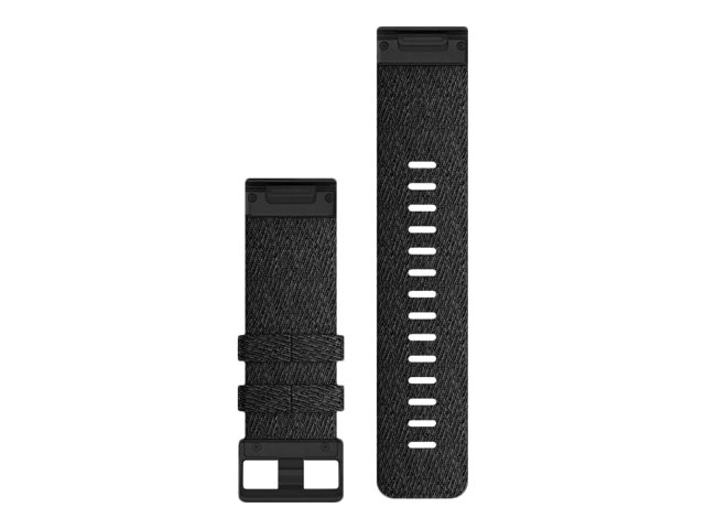 Garmin QuickFit - Uhrarmband für Smartwatch - Heathered Black - für fenix 6X Pro, Pro Solar, Sapphire; Tactix Delta, Delta - Solar Edition