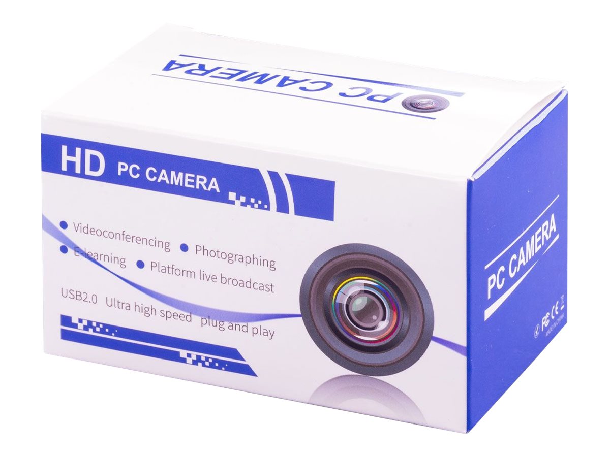 Midland W199 - Webcam - Schwarz - 1920 x 1080 - 1080p - Audio - USB 2.0 - YUV2