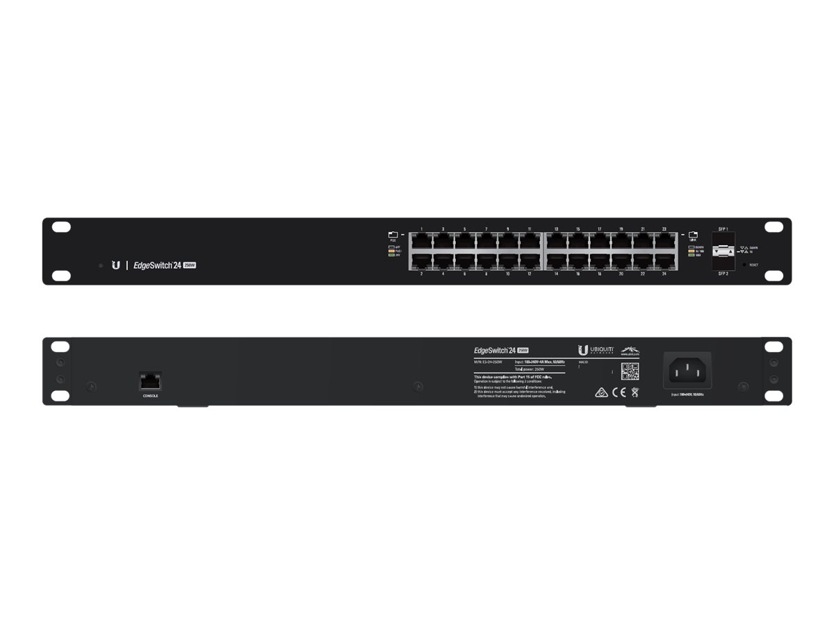 Ubiquiti EdgeSwitch 24 - Switch - 24 Anschlüsse - managed - an Rack montierbar