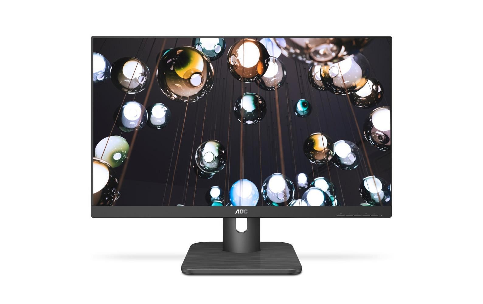 AOC 24E1Q - LED-Monitor - 60.5 cm (23.8") - 1920 x 1080 Full HD (1080p) @ 60 Hz - IPS - 250 cd/m² - 1000:1 - 5 ms - HDMI, VGA, DisplayPort - Lautsprecher