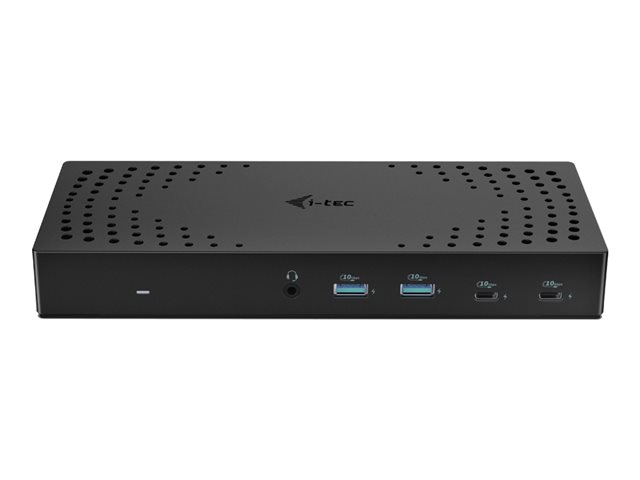 i-Tec - Dockingstation - USB-C / USB4 / USB 3.0 Thunderbolt 3 / Thunderbolt 4 - 2 x DP
3 x HDMI - 1GbE