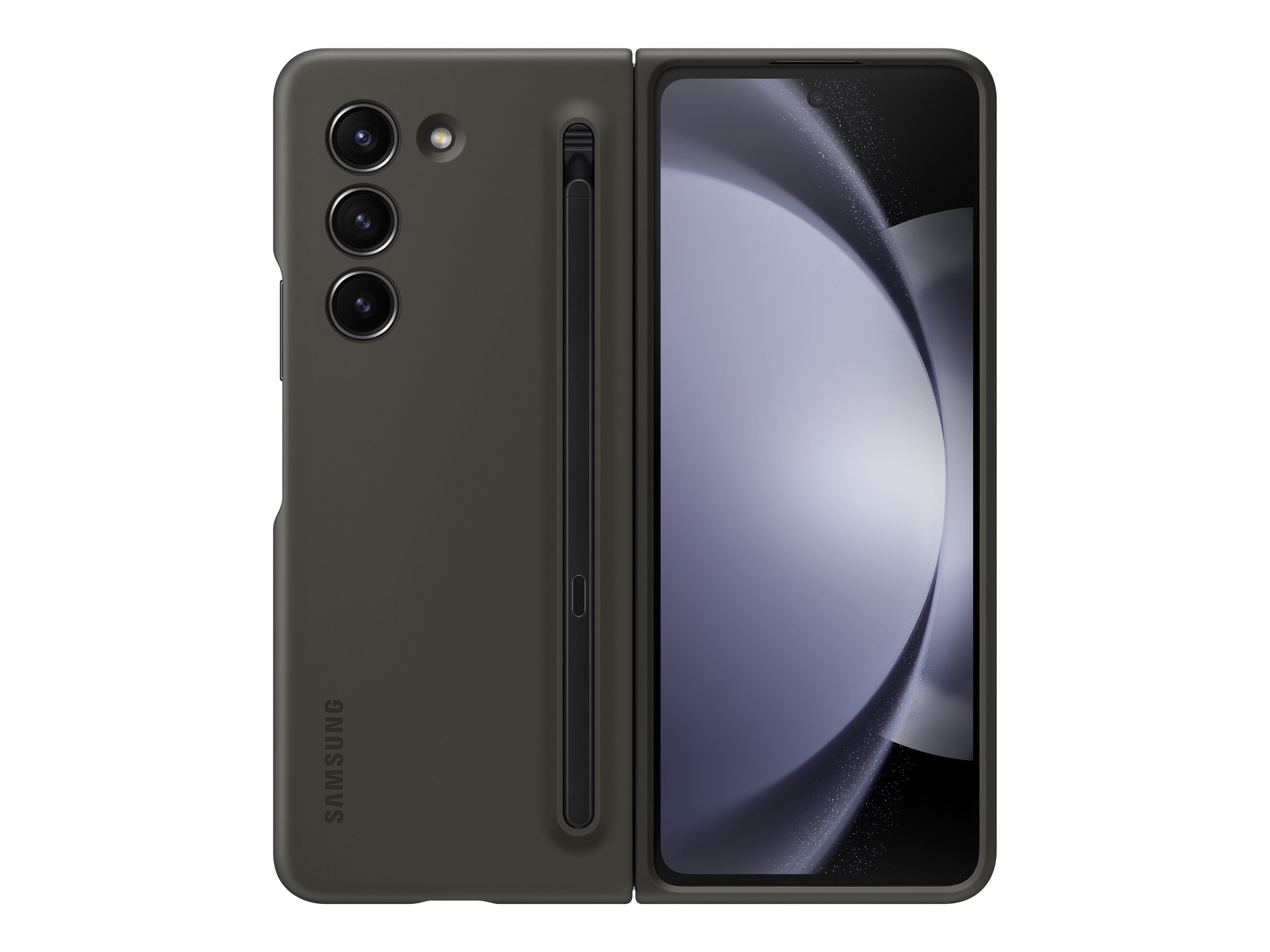 Samsung EF-OF94P - Flip-Hülle für Mobiltelefon - Slim, S Pen - Graphite - für Galaxy Z Fold5