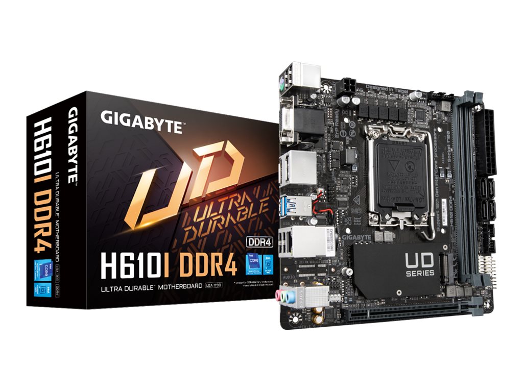 Gigabyte H610I DDR4 - 1.0 - Motherboard - Mini-ITX - LGA1700-Sockel - H610