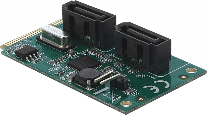 Delock - Speichercontroller (RAID) - SATA 6Gb/s - PCIe 2.0 Mini Card