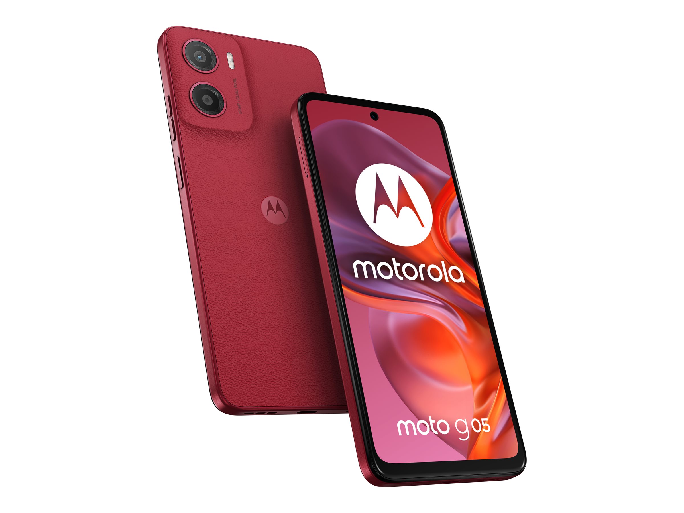 Motorola Moto G05 - Pflaumenrot - 4G Smartphone - 64 GB - GSM