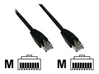 InLine - Patch-Kabel - RJ-45 (M) zu RJ-45 (M) - 3 m - FTP - CAT 5e - Schwarz