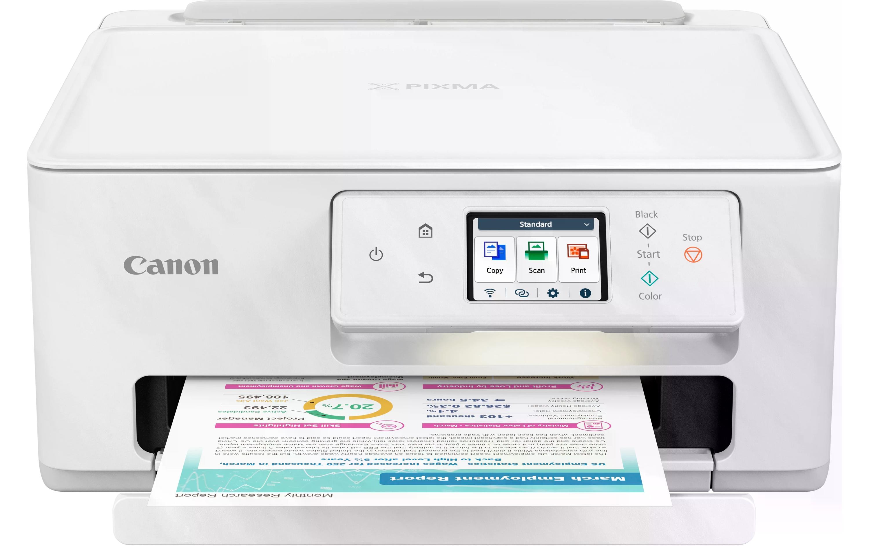 Canon PIXMA TS7650i 4 in 1 Tintenstrahl-Multifunktionsdrucker grau