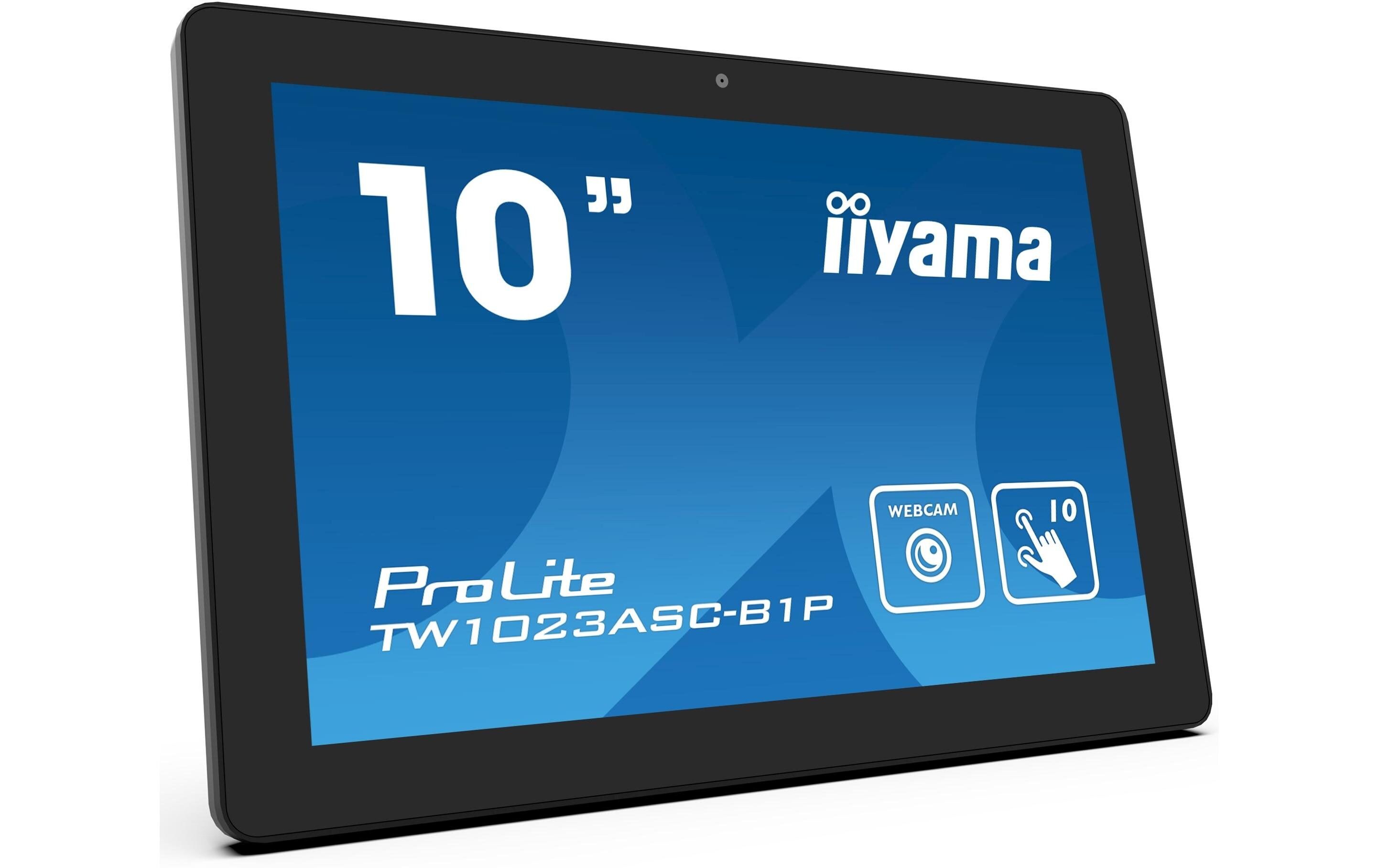 iiyama ProLite TW1023ASC-B1P - Android-PC - Touchpanel-PC - 1 RK3288 / 1.8 GHz - RAM 2 GB - SSD - eMMC 16 GB - Cortex-A17 - 1GbE - WLAN: 802.11b/g/n, Bluetooth 4.0 - Android 8.1 (Oreo) - Monitor: LED 25.5 cm (10.1") 1280 x 800 (WXGA)