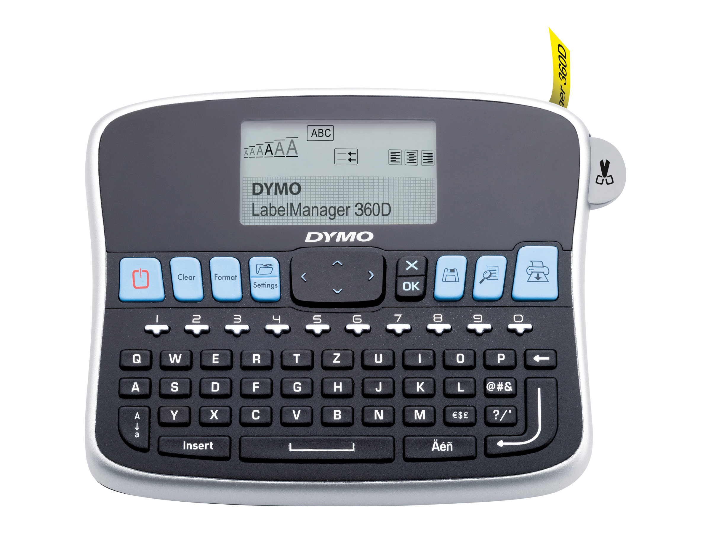 DYMO LabelMANAGER 360D - Beschriftungsgerät - s/w - Thermotransfer