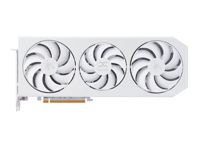 PowerColor Hellhound Radeon RX 9070 XT - Grafikkarten - Radeon RX 9070 XT - 16 GB GDDR6 - PCIe 5.0 x16 - HDMI, 3 x DisplayPort - Spectral White