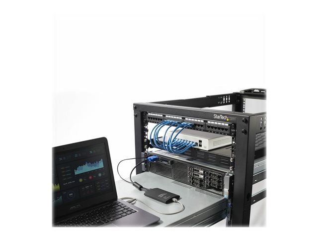 StarTech.com Tragbarer KVM Konsolen auf USB 2.0 Laptop Adapter - KVM-Switch - 1 Anschlüsse