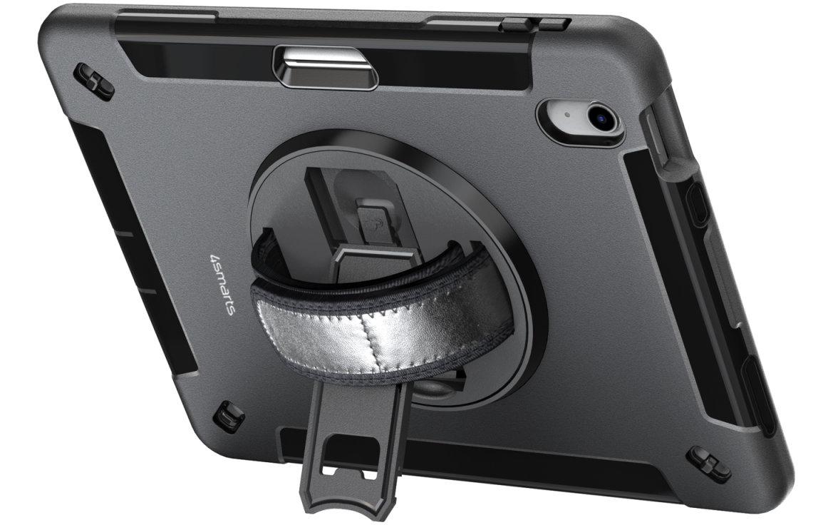 4smarts GRIP - Hintere Abdeckung für Tablet - Polycarbonat, Thermoplastisches Polyurethan (TPU) - Schwarz - für Apple 10.9-inch iPad (10. Generation)