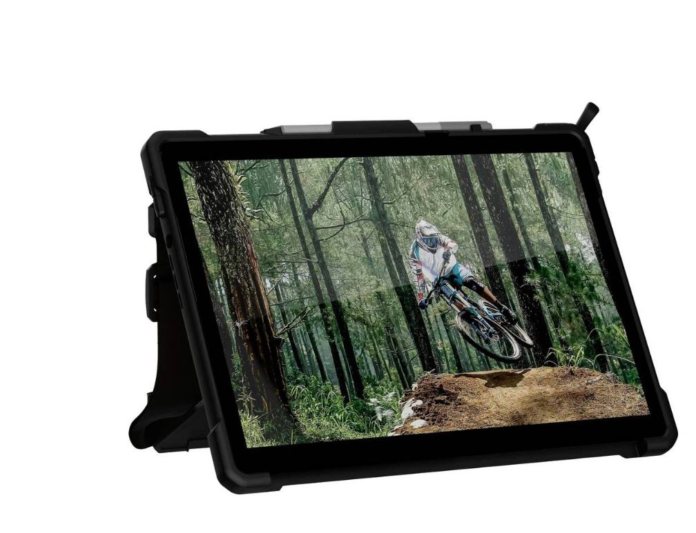 UAG Plasma Series Rugged Case for Surface Pro 9 - Plasma Series w/ Handstrap and Shoulder Strap- Clear - hintere Abdeckung für Tablet